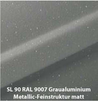 SL 90 RAL 9007 Graualuminium S