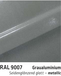RAL9007 Graualuminium Glimmer
